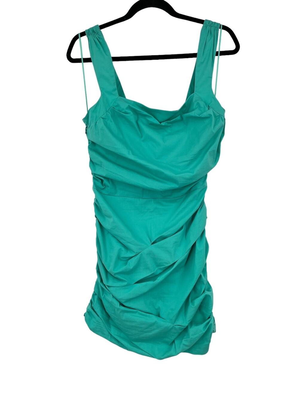 Astr the Label dress ruched bodycon minidress aqua Medium M